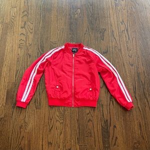 Red Women Bomber Jacket